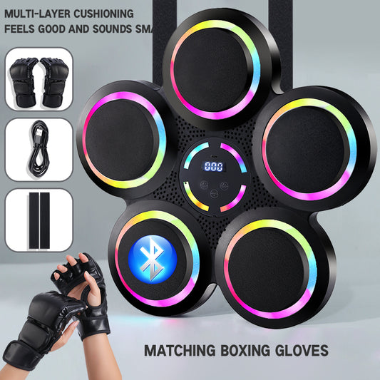 PowerHit Smart Music Boxing Target - Compatible with Smart Devices, Automatically Track Training Data, the First Choice for Home Fitness（MBT002）